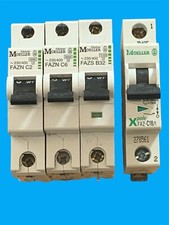 Moeller  MCB Xpole FAZ FAZS FAZN B32 C6 C2 C16/1 Circuit Breakers