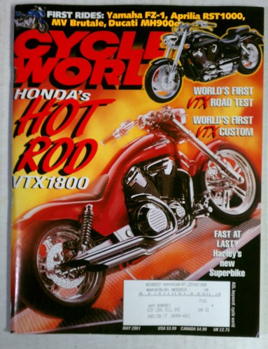 Cycle world magazine back - cycle,