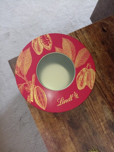 Chocolate tin empty - tin,