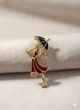 Elegant Lady with Umbrella