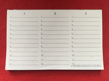 50 UNUSED 1994 SCATTERGORIES
