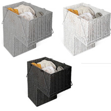 Storage baskets resin wicker - resin,