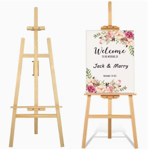 Wooden art easel - 1.5m,