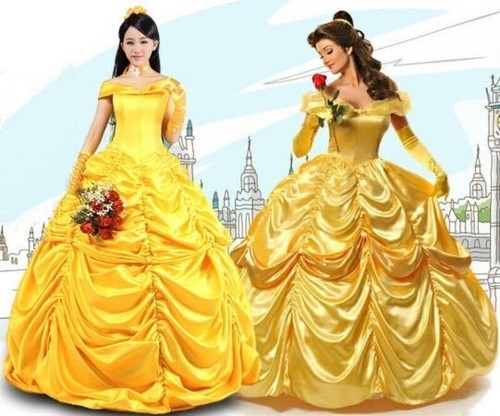 Adult belle cosplay - adult, costume
