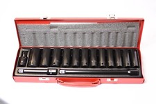 Sealey AK5815M Impact Socket Set 15pc 1/2"Sq Drive Deep Metric