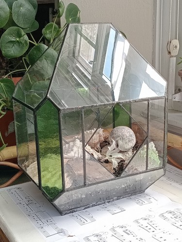 Vintage terrarium greenhouse - terrarium,