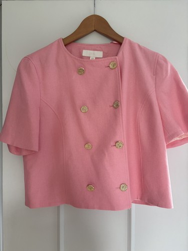 Zara pink short - sleeve, cropped