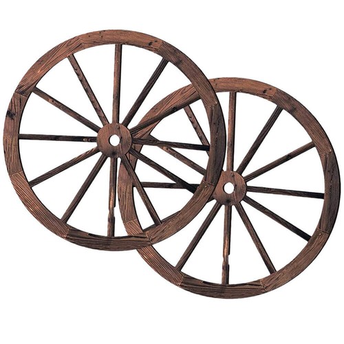 Pieces wooden wagon - wagon, wheel