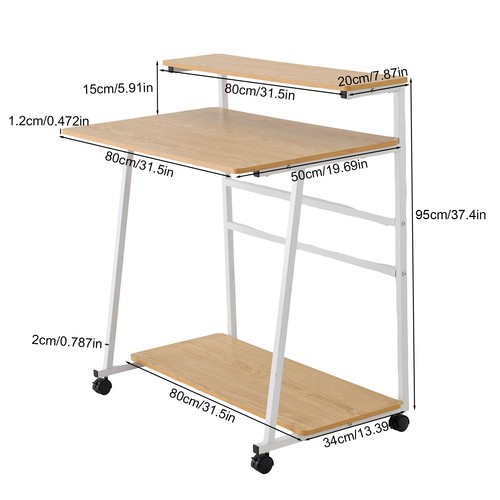 Tiers computer desk with - desk,