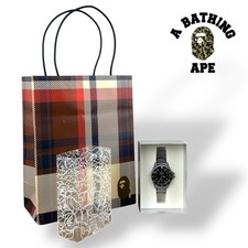 A BATHING APE 2009 Clear color y2k BAPEX Unisex Vintage Wristwatch Quartz 