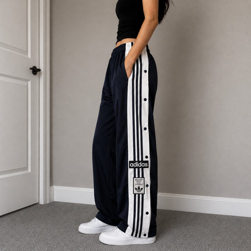 Adidas popper track pants - track,