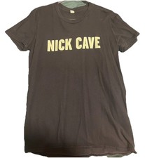 Nick Cave T Shirt Goth Rock Band 2015 Tour Merch Tee Size Small Black