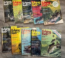 Vintage 1974 Fishing Facts Magazines - 10 Issues - Jan-Dec, Missing Oct/Nov