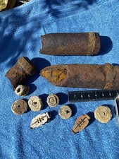 War Memorabilia / Collection Of Missile / Shell Cases / Mortar Fins -Ww1 -ww11 ?