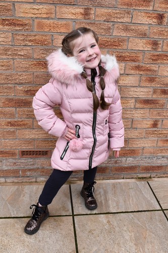New girl pink back school - back,