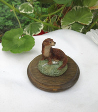 Vintage Otter with Fish