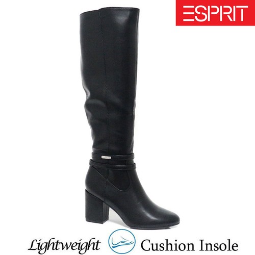 Ladies womens knee high - knee, block