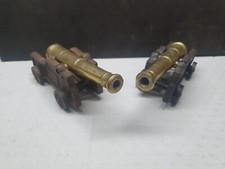 Pair Of Desk Cannons, Cast