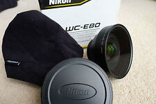 NIKON WC-E80 WIDE ANGLE CONVERTER LENS BOXED LITTLE USE FOR COOLPIX 5700 OR 8700