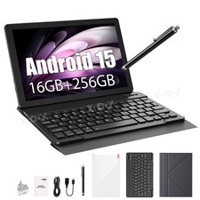 Tablet 10Inch PC Android 15 16GB RAM 256GB Storage 5GWIFI Dual Camera Octa Core