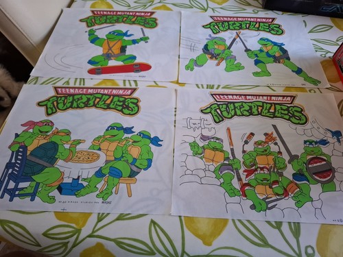 Vintage tmnt place mats set - mats, of
