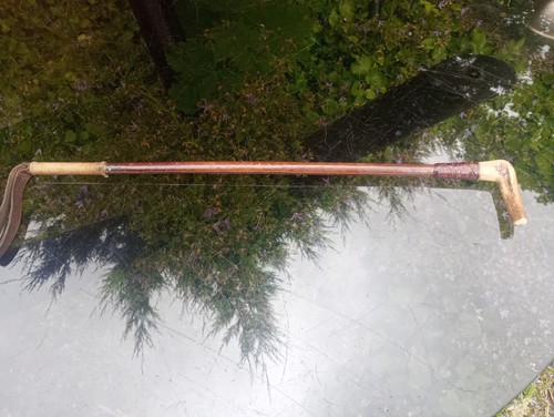 Antique riding crop leather - antique,