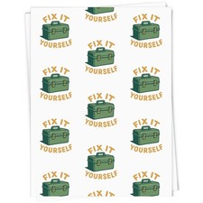 'Fix It Yourself Tool Box Home Repair' Gift Wrap / Gift Tags (GI057779)