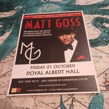 Matt Goss (Bros) x1 Postcard