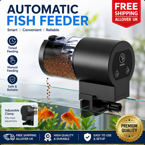 Automatic fish feeder - fish, auto