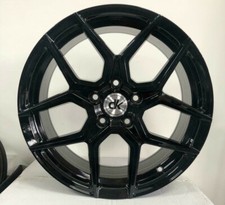18" DK 10  BLACK ALLOY WHEELS
