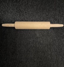 Kitchen Professional Wooden Rolling Pin, 26cm Roller Total Length 46cm