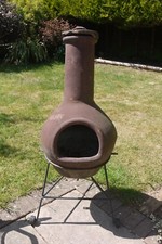 CLAY GARDEN CHIMINEA +