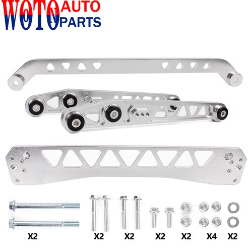 Silver rear lower control arms - silver,