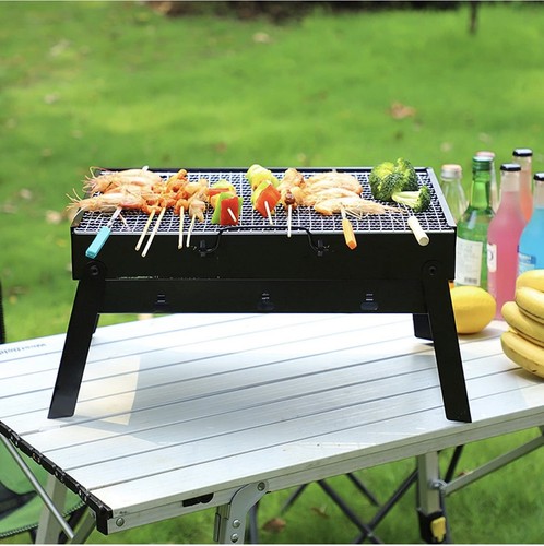 Portable folding charcoal bbq - folding,