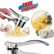 Stainless Steel Garlic Crusher