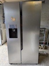 Hisense Stainless Steel American Style Fridge Freezer