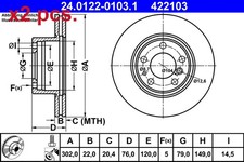 X2 PCS FRONT BRAKE DISC ROTOS