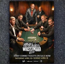 NEW WWE WrestleMania 42 poster