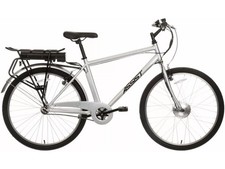 Halfords Assist Crossbar Hybrid Electric power Bike Silver Bicycle Unisex