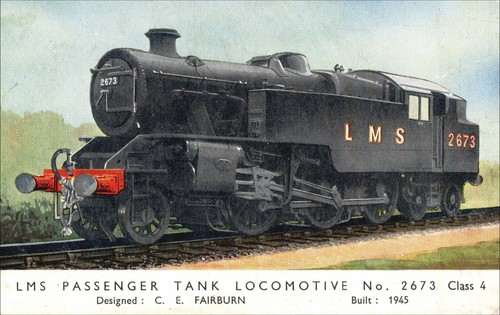 Postcard lms passenger - lms, tank
