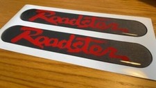 Roadster Sill Plate Dome Resin Decals Set. Fits Eunos Roaster, MX5, Miata