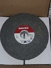 3M Scotch-Brite EXL PRO 6” x 1” x 1" Unitized Deburring Wheel 10S Fine 