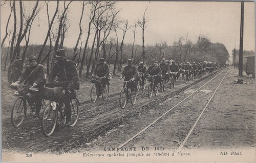 Ww1 french bicycle infantry - ww1,