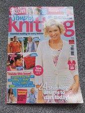 Simply Knitting Issue 69 July 2010 Alan Dart Flamenco Flamingo Pattern