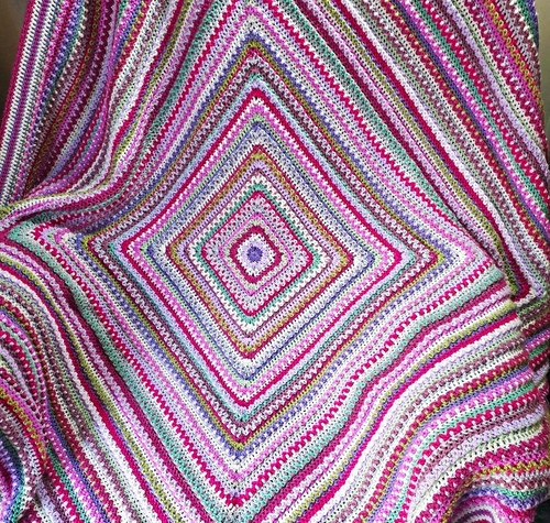 Handmade crochet square - handmade,