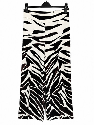 Zara zebra print wide leg - print,
