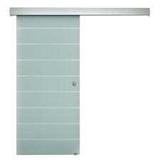 HOMCOM 90cm Sliding Glass Door