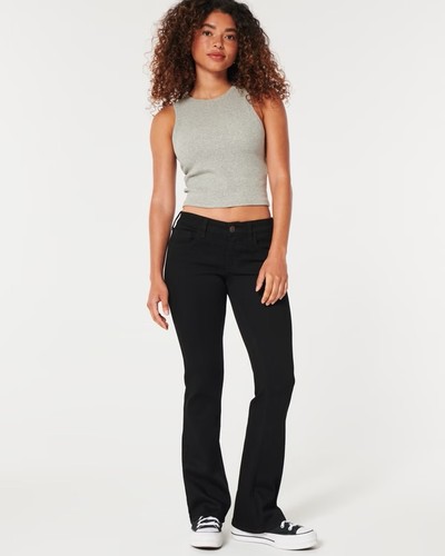 Hollister low rise black y2k - hollister, low-rise