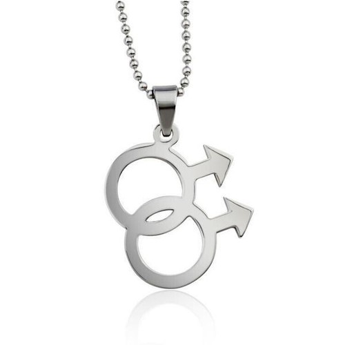 Gay pride necklace lesbian - gay,