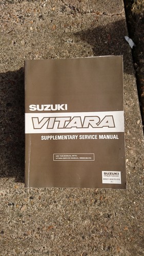 Suzuki vitara supplementary - suzuki,
